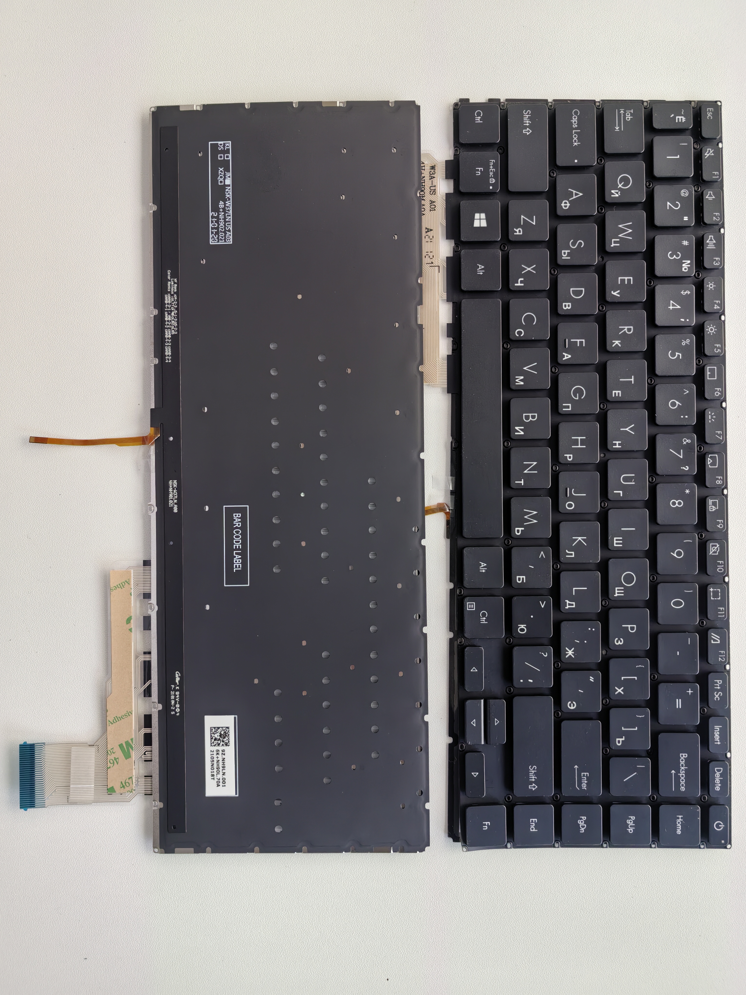 Picture of New Replacement Laptop Keyboard For ASUS S435E/S435/Vivobook S X435ea BLACK Backlit RU Layout
